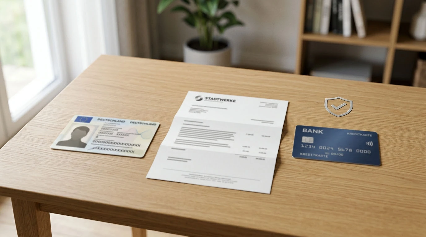 Dokumente für Identitäts-, Adress- und Zahlungsprüfung bei Iris Casino